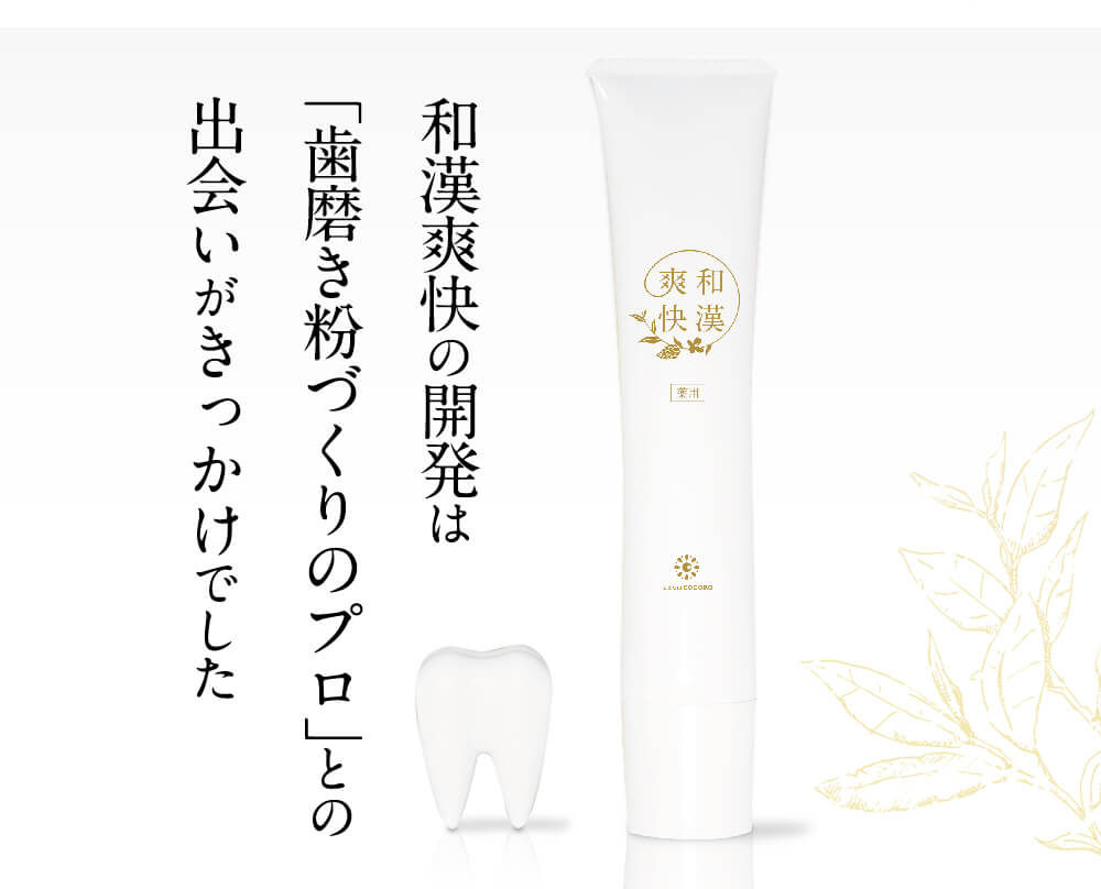 和漢爽快開発のきっかけ